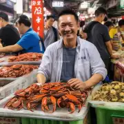 你能告诉我现在上海有哪些夜市摊主出售新鲜的螃蟹吗?