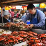 我知道了你能告诉我现在上海有哪些夜市摊主在卖螃蟹吗?