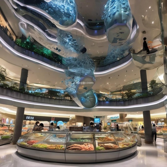 你能告诉我现在上海的哪些购物中心有海鲜干货区吗?